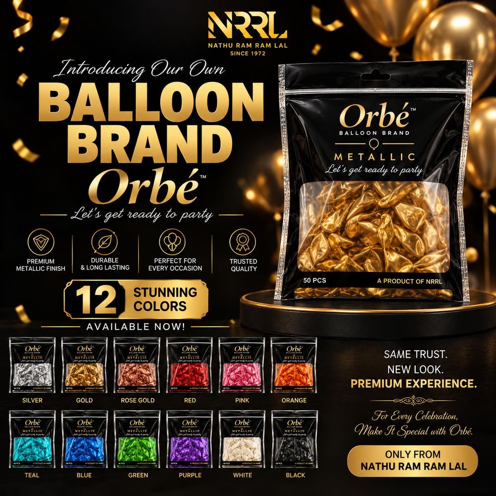 Orbé Metallic balloons pack